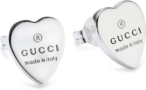 orecchini gucci cuore argento|Orecchini a Cuore Gucci trademark .